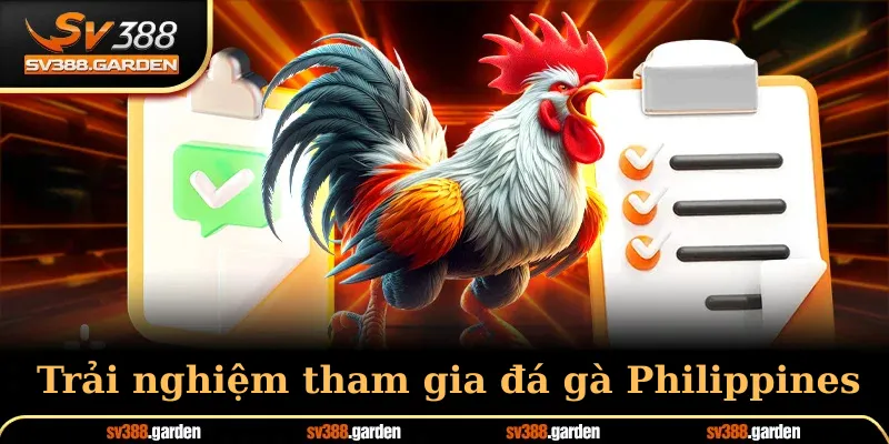 Trải nghiệm khi tham gia đá gà Philippines